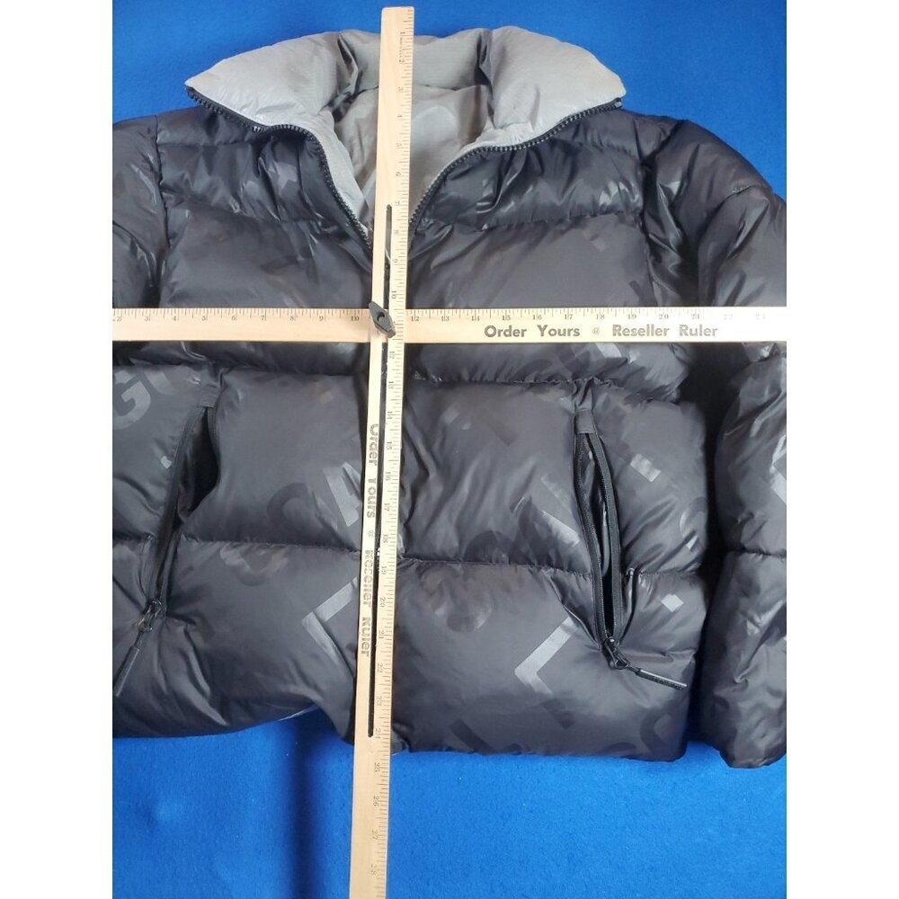 Global Studio  Black OVERSIZED Puffer Coat Men's Medium - Picture 11 of 16